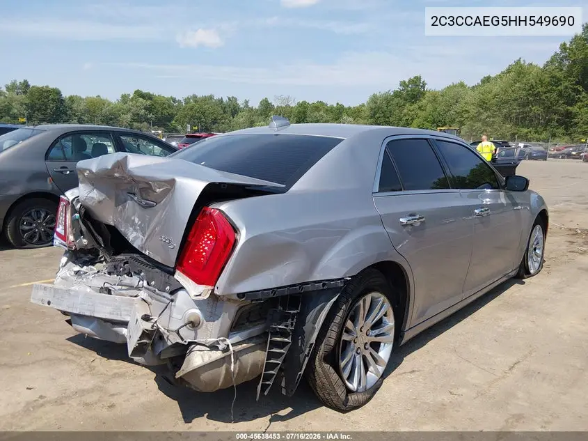 2017 Chrysler 300C VIN: 2C3CCAEG5HH549690 Lot: 45638453