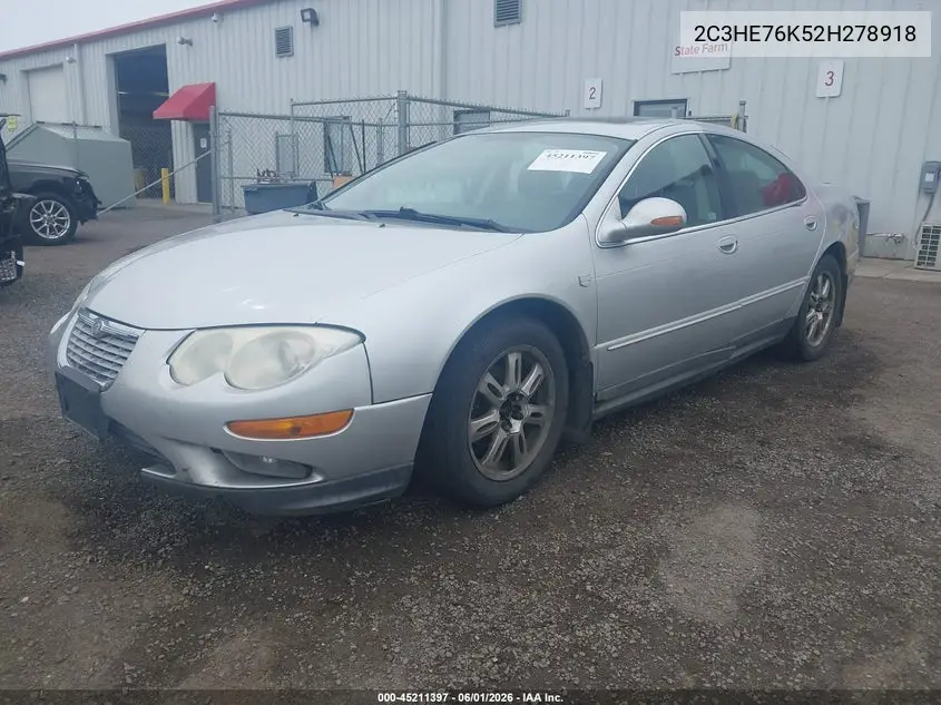 2002 Chrysler 300M Special Edition VIN: 2C3HE76K52H278918 Lot: 45211397