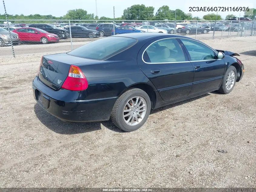 2002 Chrysler 300M VIN: 2C3AE66G72H166936 Lot: 45358416