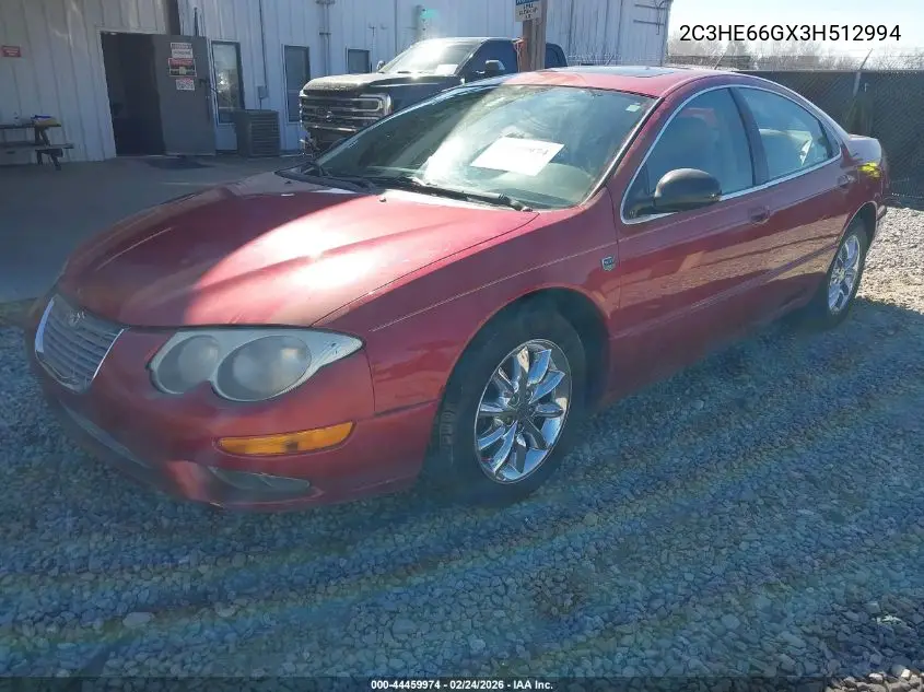 2003 Chrysler 300M VIN: 2C3HE66GX3H512994 Lot: 44459974