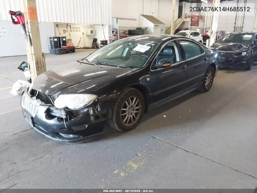2004 Chrysler 300M Special VIN: 2C3AE76K14H685512 Lot: 45416067