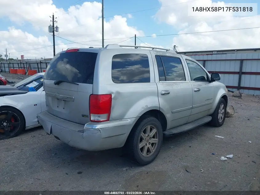 2007 Chrysler Aspen Limited VIN: 1A8HX58P17F531818 Lot: 44682703