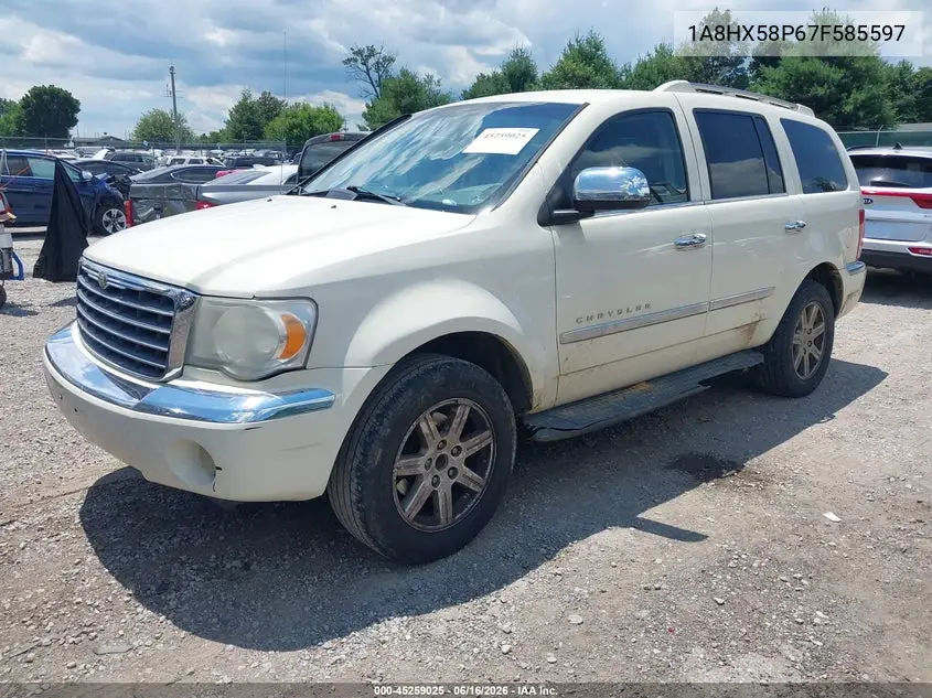 2007 Chrysler Aspen Limited VIN: 1A8HX58P67F585597 Lot: 45259025