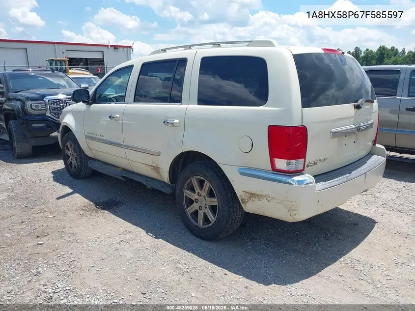 2007 Chrysler Aspen Limited VIN: 1A8HX58P67F585597 Lot: 45259025