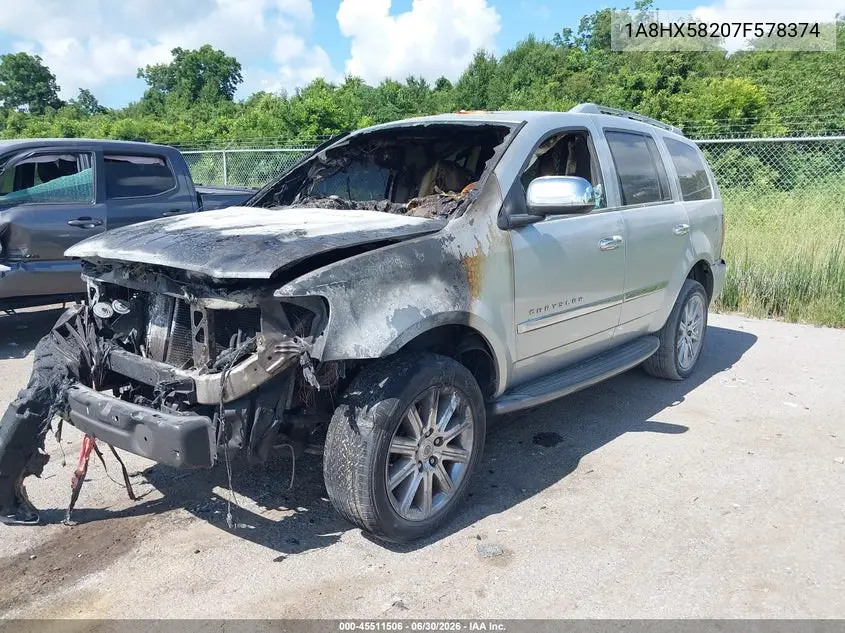 2007 Chrysler Aspen Limited VIN: 1A8HX58207F578374 Lot: 45511506