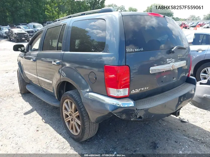 2007 Chrysler Aspen Limited VIN: 1A8HX58257F559061 Lot: 45583442