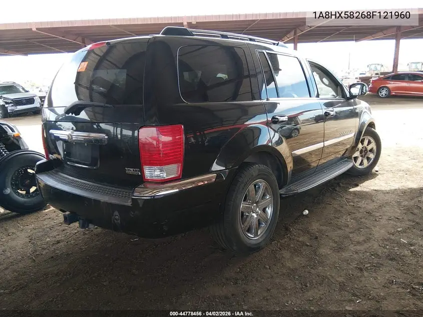 2008 Chrysler Aspen Limited VIN: 1A8HX58268F121960 Lot: 44778456