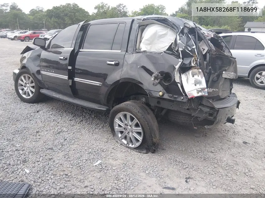 2008 Chrysler Aspen Limited VIN: 1A8HX58268F118699 Lot: 45059109