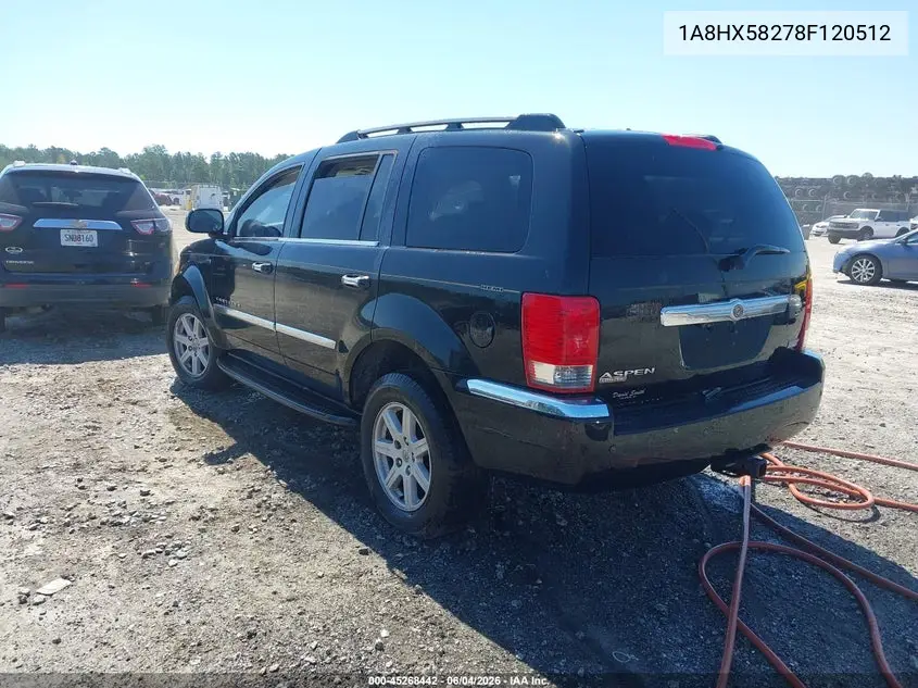 2008 Chrysler Aspen Limited VIN: 1A8HX58278F120512 Lot: 45268442