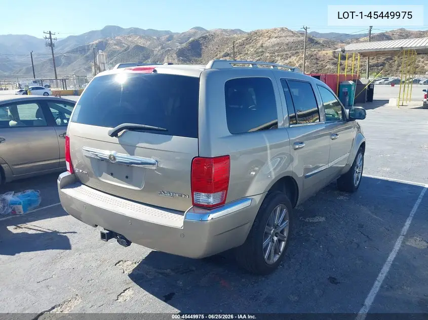 2009 Chrysler Aspen Limited VIN: 1A8HW58T99F710434 Lot: 45449975