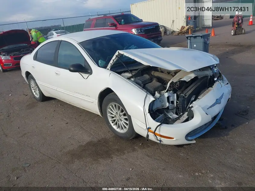 1998 Chrysler Concorde Lx VIN: 2C3HD46J8WH172431 Lot: 44862738