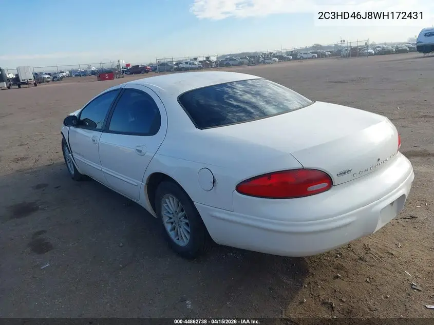 1998 Chrysler Concorde Lx VIN: 2C3HD46J8WH172431 Lot: 44862738