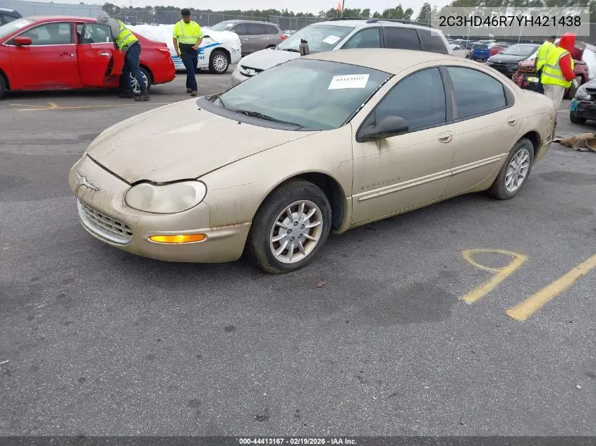 2000 Chrysler Concorde Lx VIN: 2C3HD46R7YH421438 Lot: 44413167