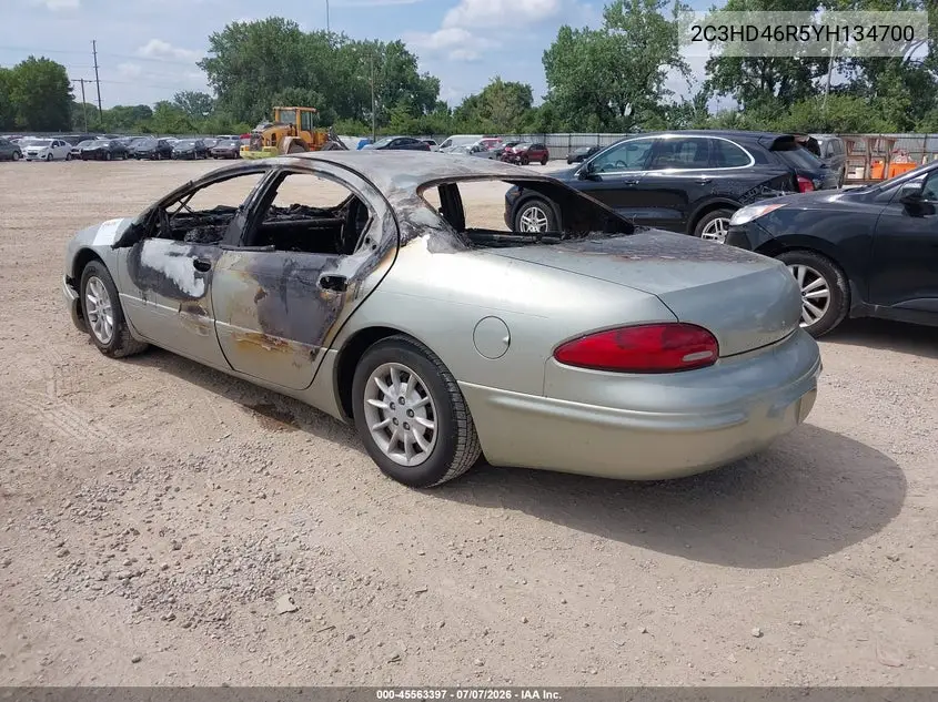 2000 Chrysler Concorde Lx VIN: 2C3HD46R5YH134700 Lot: 45563397