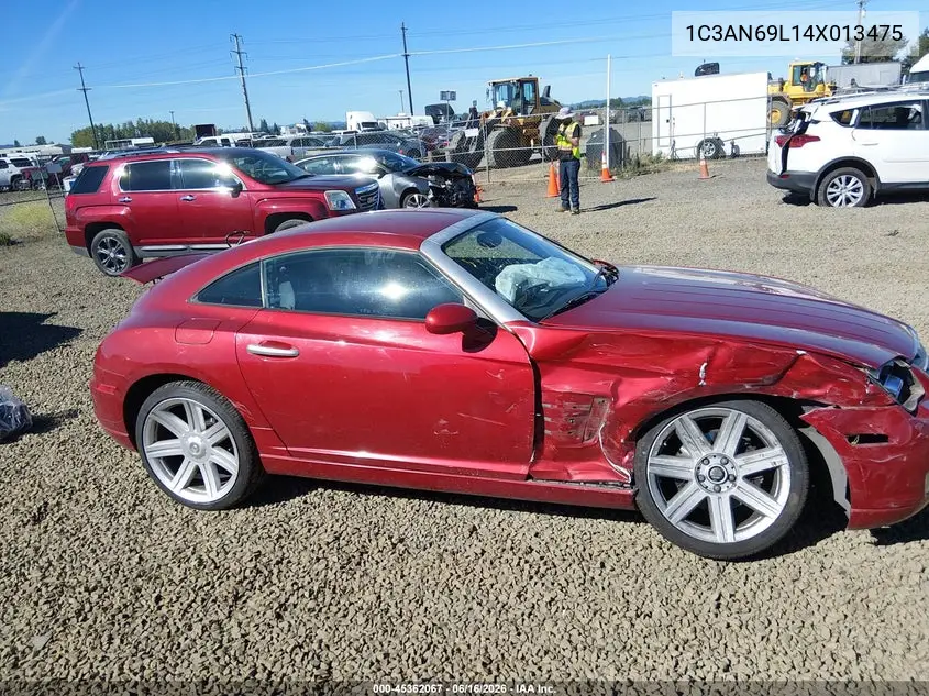 2004 Chrysler Crossfire VIN: 1C3AN69L14X013475 Lot: 45362067