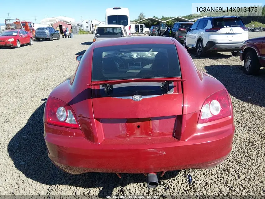 2004 Chrysler Crossfire VIN: 1C3AN69L14X013475 Lot: 45362067