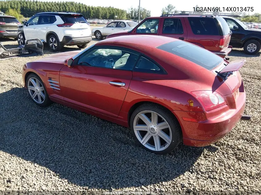 2004 Chrysler Crossfire VIN: 1C3AN69L14X013475 Lot: 45362067