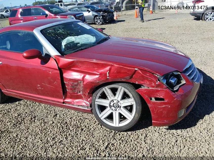 2004 Chrysler Crossfire VIN: 1C3AN69L14X013475 Lot: 45362067