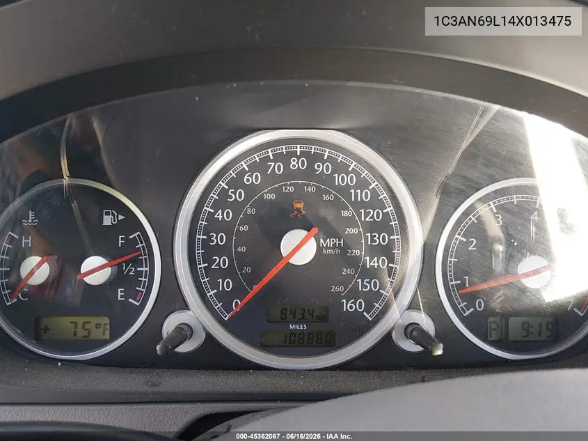 2004 Chrysler Crossfire VIN: 1C3AN69L14X013475 Lot: 45362067