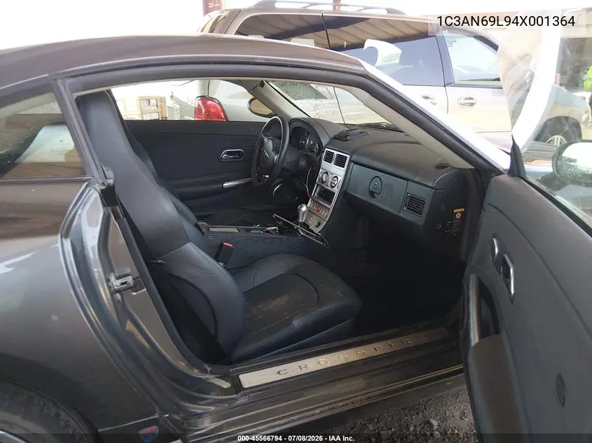 2004 Chrysler Crossfire VIN: 1C3AN69L94X001364 Lot: 45566794