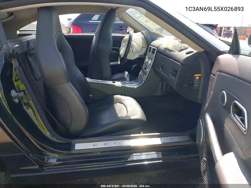 2005 Chrysler Crossfire Limited VIN: 1C3AN69L55X026893 Lot: 44747801