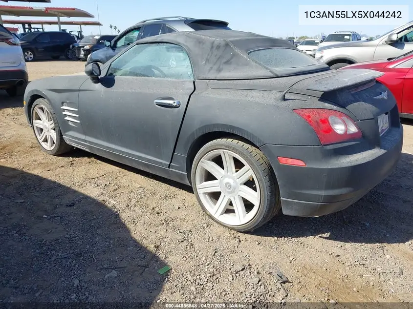 2005 Chrysler Crossfire VIN: 1C3AN55LX5X044242 Lot: 44856848