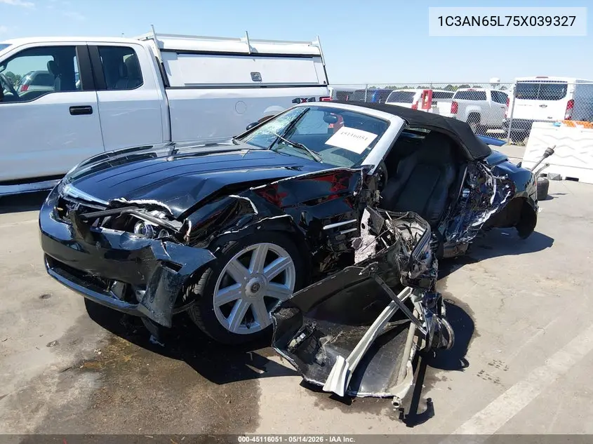 2005 Chrysler Crossfire Limited VIN: 1C3AN65L75X039327 Lot: 45116051