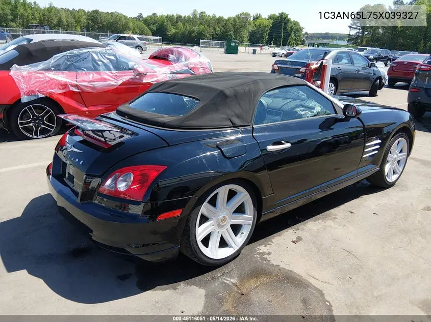 2005 Chrysler Crossfire Limited VIN: 1C3AN65L75X039327 Lot: 45116051