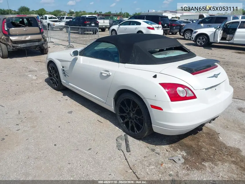 2005 Chrysler Crossfire Limited VIN: 1C3AN65LX5X053111 Lot: 45201118