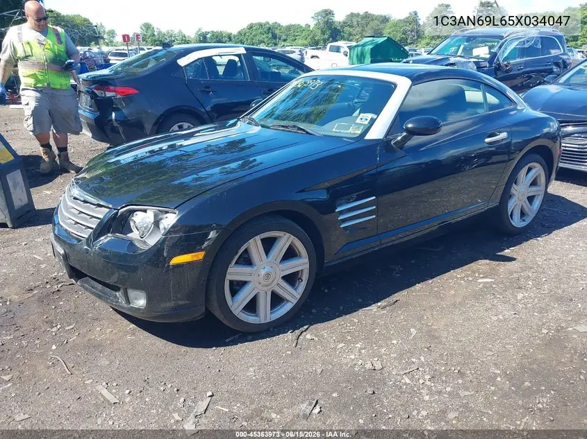 2005 Chrysler Crossfire Limited VIN: 1C3AN69L65X034047 Lot: 45363973