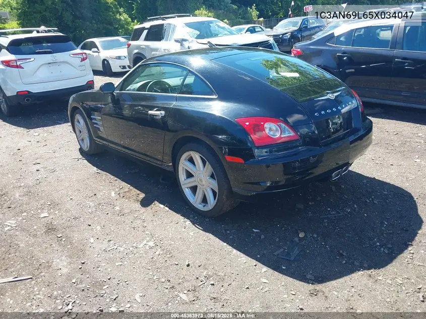 2005 Chrysler Crossfire Limited VIN: 1C3AN69L65X034047 Lot: 45363973