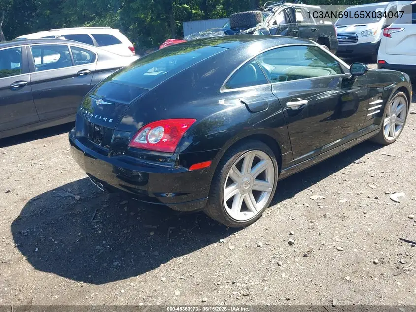 2005 Chrysler Crossfire Limited VIN: 1C3AN69L65X034047 Lot: 45363973
