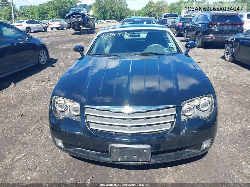 2005 Chrysler Crossfire Limited VIN: 1C3AN69L65X034047 Lot: 45363973