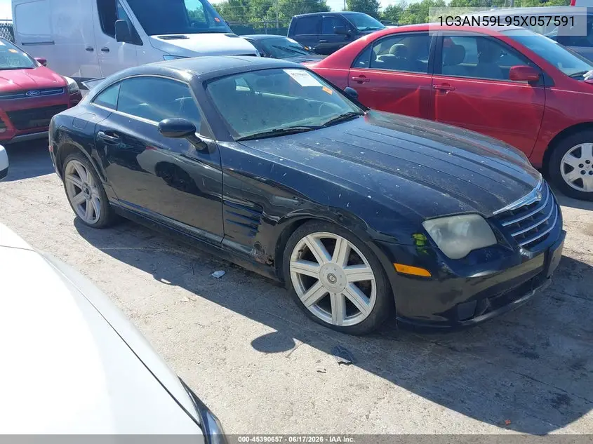 2005 Chrysler Crossfire VIN: 1C3AN59L95X057591 Lot: 45390657