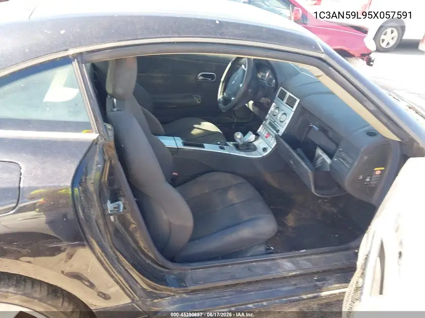 2005 Chrysler Crossfire VIN: 1C3AN59L95X057591 Lot: 45390657