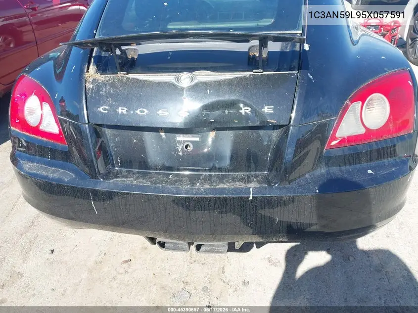 2005 Chrysler Crossfire VIN: 1C3AN59L95X057591 Lot: 45390657