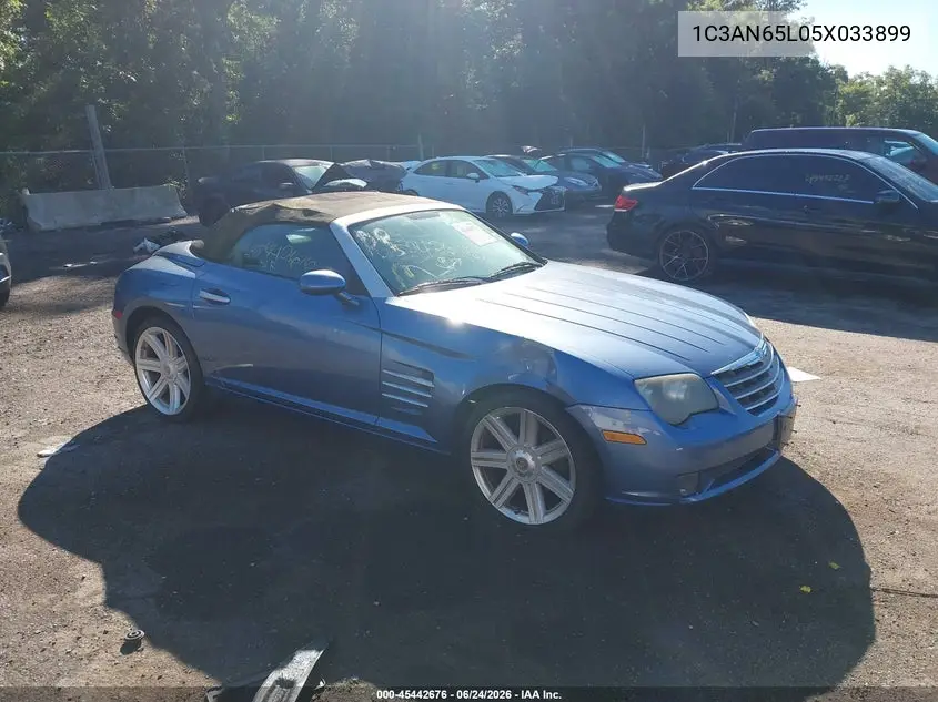 2005 Chrysler Crossfire Limited VIN: 1C3AN65L05X033899 Lot: 45442676