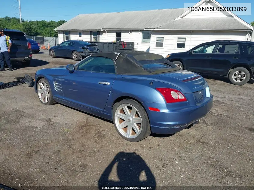 2005 Chrysler Crossfire Limited VIN: 1C3AN65L05X033899 Lot: 45442676