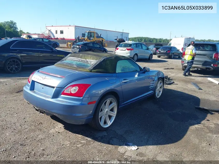 2005 Chrysler Crossfire Limited VIN: 1C3AN65L05X033899 Lot: 45442676