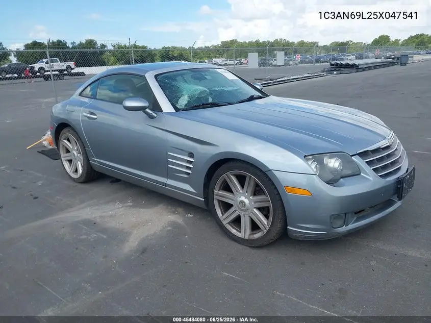 2005 Chrysler Crossfire Limited VIN: 1C3AN69L25X047541 Lot: 45484080