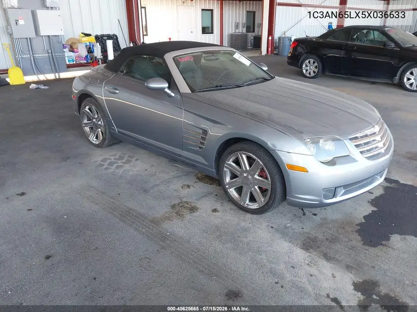 2005 Chrysler Crossfire Limited VIN: 1C3AN65LX5X036633 Lot: 45625665