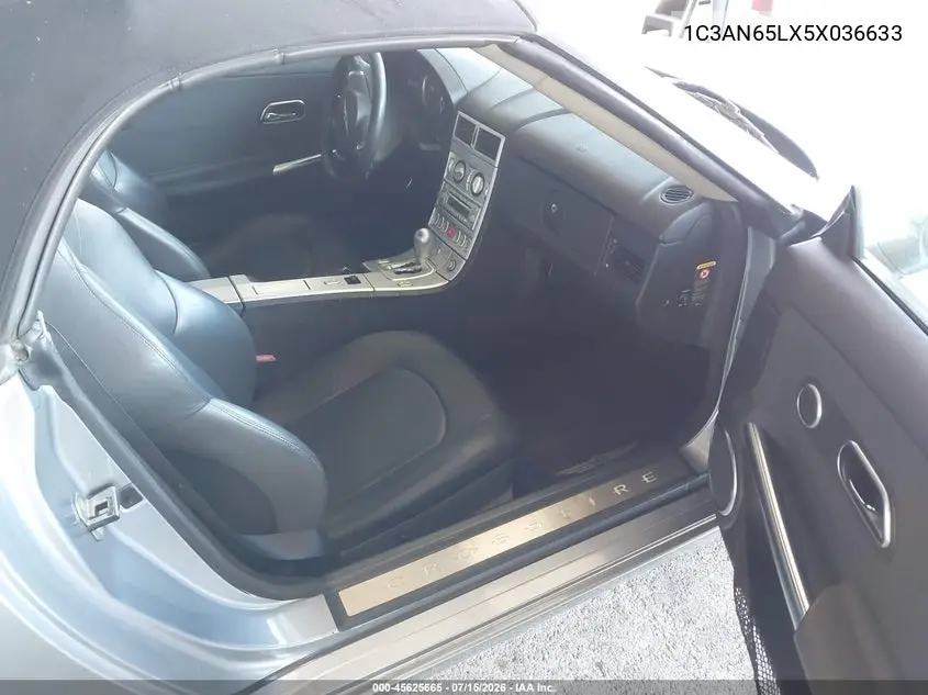 2005 Chrysler Crossfire Limited VIN: 1C3AN65LX5X036633 Lot: 45625665