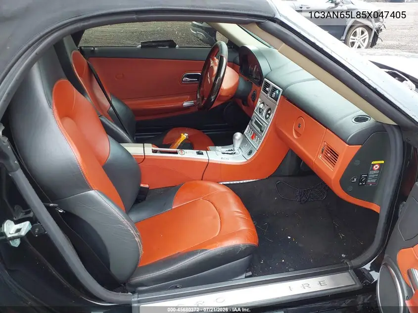 2005 Chrysler Crossfire Limited VIN: 1C3AN65L85X047405 Lot: 45680372
