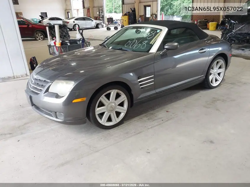 2005 Chrysler Crossfire Limited VIN: 1C3AN65L95X057022 Lot: 45688068