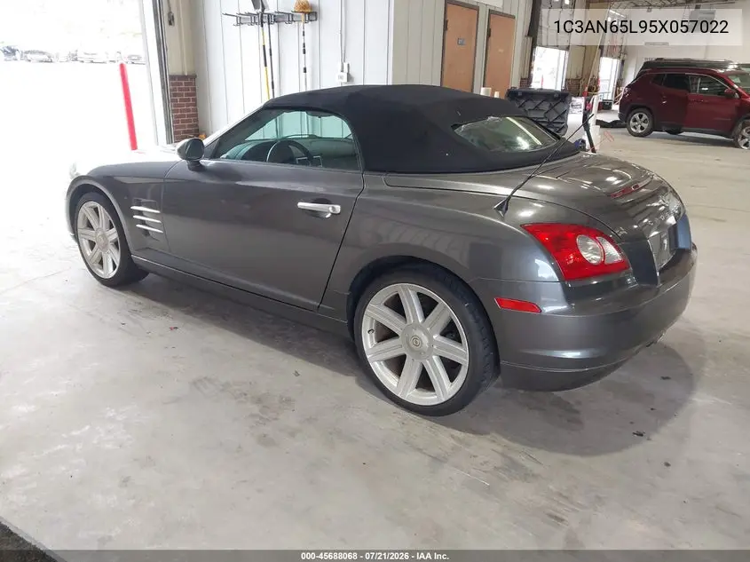 2005 Chrysler Crossfire Limited VIN: 1C3AN65L95X057022 Lot: 45688068