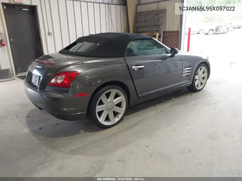 2005 Chrysler Crossfire Limited VIN: 1C3AN65L95X057022 Lot: 45688068