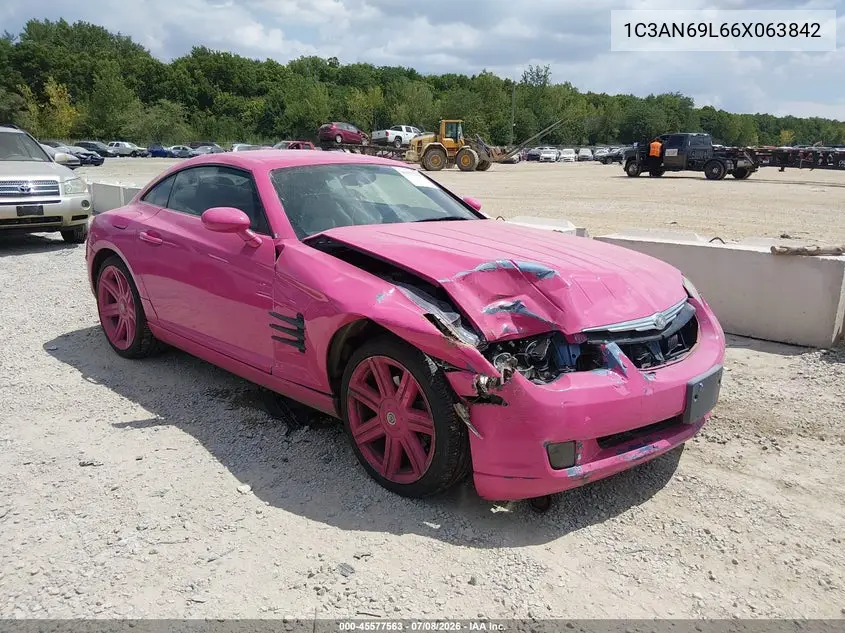 2006 Chrysler Crossfire Limited VIN: 1C3AN69L66X063842 Lot: 45577563