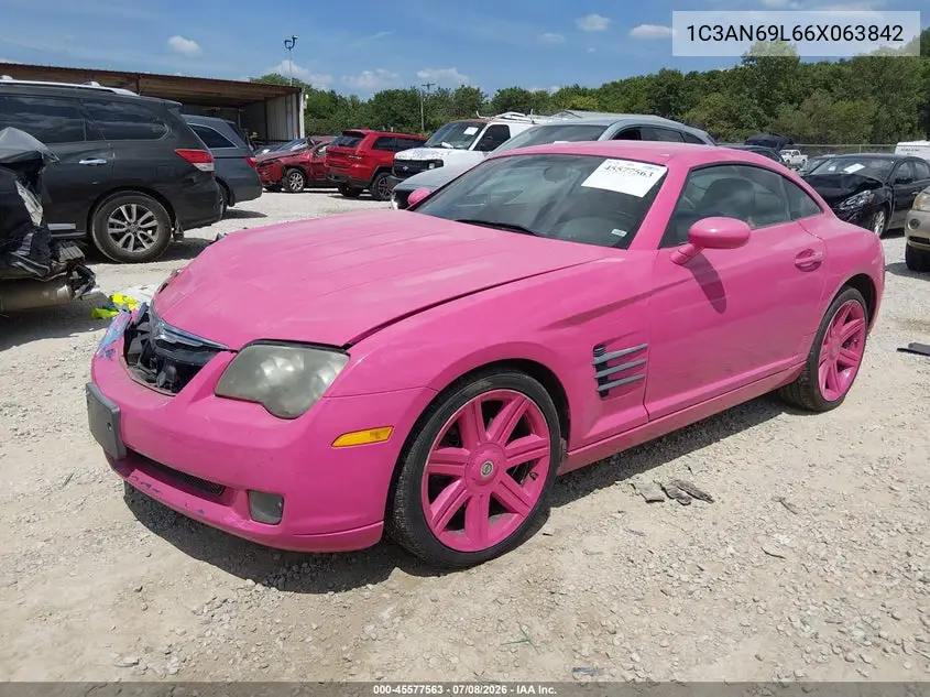 2006 Chrysler Crossfire Limited VIN: 1C3AN69L66X063842 Lot: 45577563