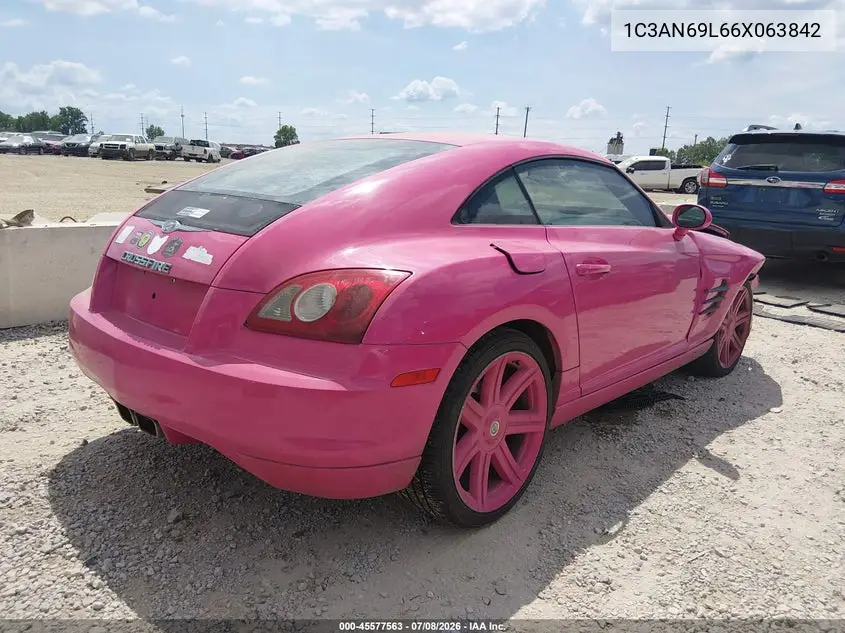 2006 Chrysler Crossfire Limited VIN: 1C3AN69L66X063842 Lot: 45577563