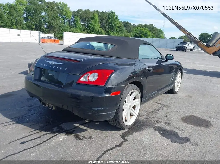 2007 Chrysler Crossfire VIN: 1C3LN55L97X070553 Lot: 45240531